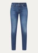 7 For All Mankind Sliillsanmon mid waist skinny jeans met medium wassi...