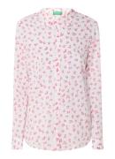 Benetton Blouse met print en stretch