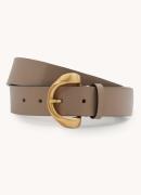 Reiss Indie riem van leer