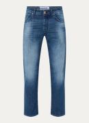 Jacob Cohën Scott straight leg jeans met medium wassing