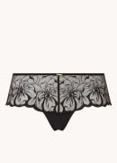 Chantelle Fleurs shorty van mesh met borduring