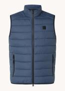 Marc O'Polo Gewatteerde bodywarmer met logo en ritszakken