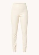 NIKKIE Esa high waist slim fit broek van imitatieleer