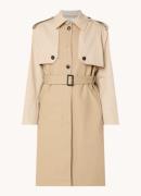 ba&sh Polar trenchcoat met ceintuur en steekzakken