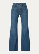 Ralph Lauren High waist flared jeans in lyocellblend met medium wassin...