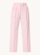 Benetton High waist loose fit pantalon met steekzakken