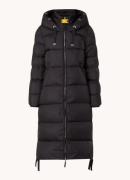 Parajumpers Panda longline puffer jas met donsvulling en capuchon