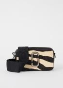 Marc Jacobs The Snapshot crossbodytas van kalfsleer met dierenprint