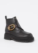 Kurt Geiger Mayfair biker boot van leer