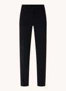 ba&sh High waist straight fit pantalon met paspelzakken