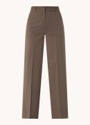 Benetton Hight waist loose fit pantalon met krijtstreep