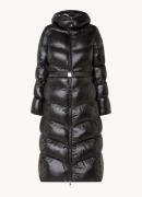 HUGO BOSS Pamaxi longline puffer jas met afneembare capuchon