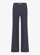 Studio Anneloes Lexie high waist wide fit pantalon met steekzakken