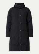 Whistles Una longline puffer jas met afneembare capuchon en steekzakke...