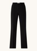 Aaiko Chantalle high waist wide fit pantalon met persplooi en structuu...