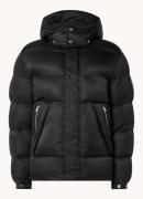 HUGO BOSS H-Corbinian puffer jack met afneembare capuchon en logoprint