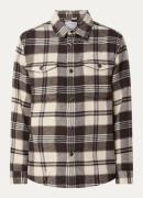 Selected Homme Mason overshirt in wolblend met ruitdessin