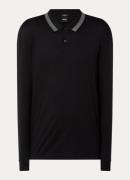 HUGO BOSS H-Pleins slim fit polo met stretch