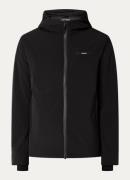 Calvin Klein Softshell jack met capuchon en ritszakken