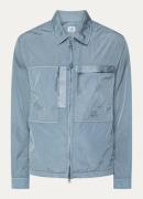 C.P. Company Chrome-R overshirt met glanzende finish en ritszakken