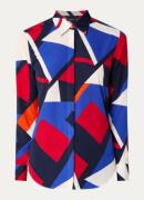 Ralph Lauren Blouse met colour blocking