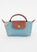 Longchamp Le Pliage handtas met leren details