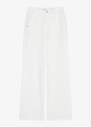 Marc O'Polo High waist wide leg jeans in lyocellblend met gekleurde wa...