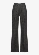 Studio Anneloes Marilon high waist wide fit broek met print