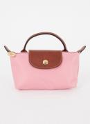 Longchamp Le Pliage Original handtas met leren details