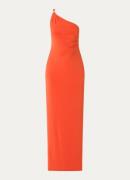 Ralph Lauren One shoulder maxi jurk met schakeldetail