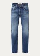 Replay Grover straight leg jeans met donkere wassing