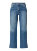 Expresso High waist wide leg jeans met medium wassing