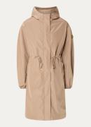 Airforce Mary parka met trekkoord en waterafstotende coating