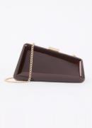 Dune London Balancing clutch van leer