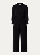 ba&sh Rivka wide fit jumpsuit met pofmouw