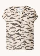 by-bar Amie tuniek met zebraprint