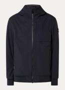 Airforce Softshell jack met logo en capuchon