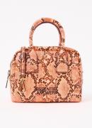 Essentiel Antwerp Haracola crossbodytas met slangenprint