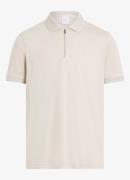 Calvin Klein COTTON SHORT SLEEVE ZIP POLO