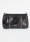 Zadig&Voltaire Sunny Moody crossbodytas van leer met verstelbare schou...