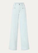 Co'Couture Terra high waist wide leg jeans met lichte wassing