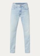 Levi's 502 tapered jeans in linnenblend met lichte wassing