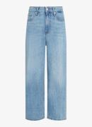 Tommy Hilfiger High waist cropped wide leg jeans met steekzakken