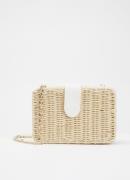 L.K.Bennett Lorente clutch met afneembare schouderriem