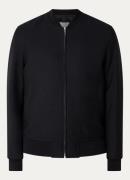 Sandro Jack in wolblend met steekzakken