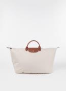 Longchamp Le Pliage Original reistas XL met leren details
