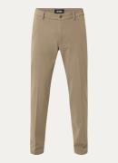 DRYKORN Ajend tapered fit cropped pantalon met steekzakken