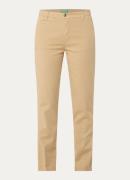 Benetton High waist slim fit chino met steekzakken