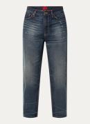 HUGO 838 straight leg jeans met donkere wassing