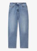 Reiss Selin mid waist straight leg jeans met steekzakken
